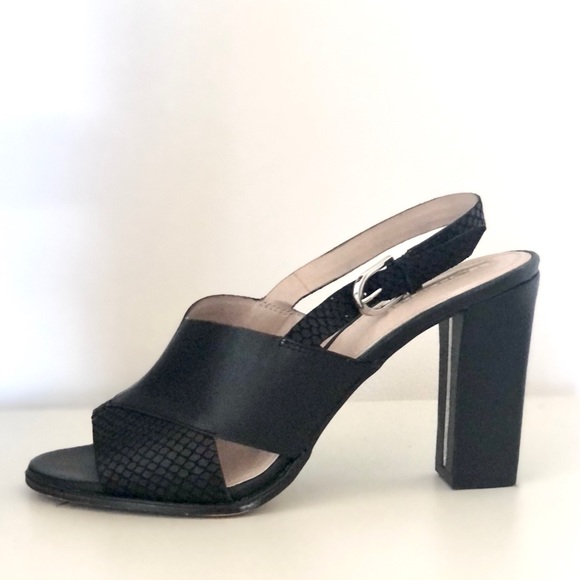 Tahari Kingston Block Slingback Heels. Size 8 - Picture 3 of 10